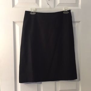 Ann Taylor black a-line skirt